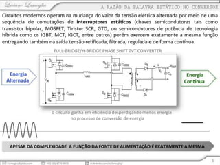 Fontes de alimentação - Aspectos Fiscais e de Política Industrial