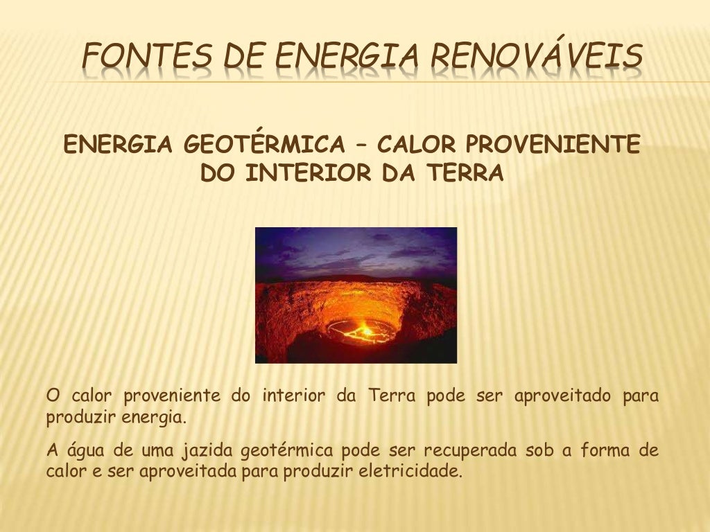 As Outras Fontes De Energia Que Você Estudou Também