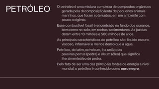 PETRÓLEO
 