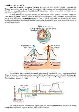 FONTES DE ENERGIA RENOVAVEL NÃO RENOVAV | PDF