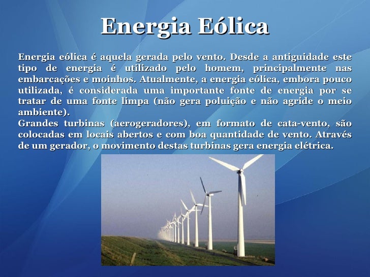 Vantagens E Desvantagens Da Energia Eólica Brainly