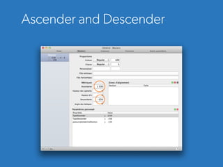 Ascender and Descender
 
