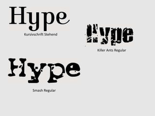 Font ideas | PPTX