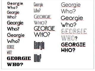 Initial Font Ideas | PPTX