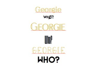 Initial Font Ideas | PPTX