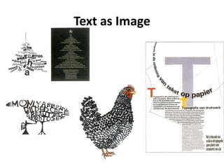 Text as Image
 