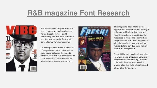 magazine title