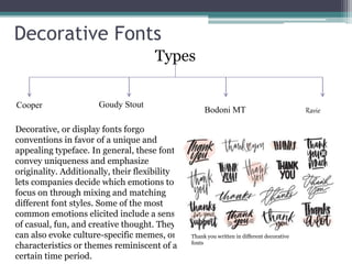 Font Research | PPTX
