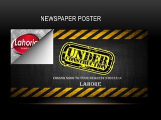 NEWSPAPER POSTER
 