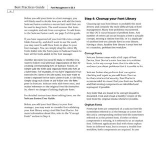 Fonts Best Practices In Osx