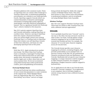 Fonts Best Practices In Osx