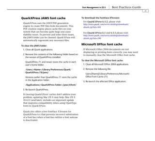 Fonts Best Practices In Osx