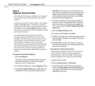 Fonts Best Practices In Osx
