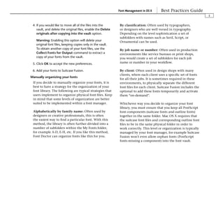 Fonts Best Practices In Osx