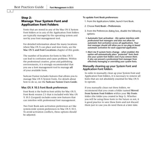 Fonts Best Practices In Osx