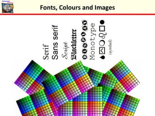 Computer Font Color Image Fonts, Colours and Images | PPT