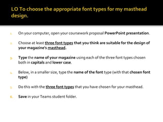 Font type research | PPTX