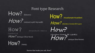 Font type research | PPTX