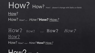 Font type research | PPTX