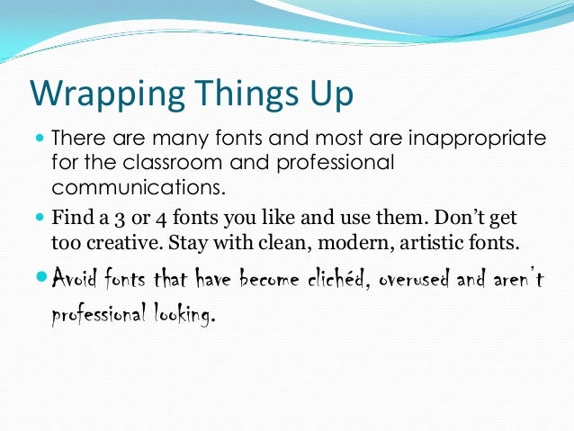 what font to use on resumes