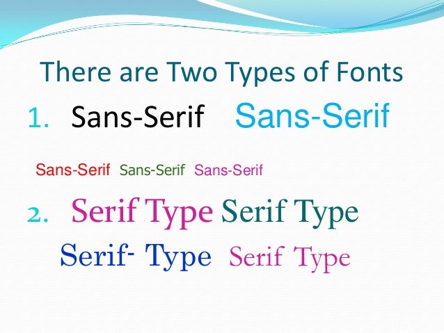 resume font type