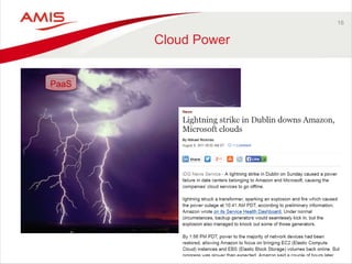 16
Cloud Power
PaaS
 