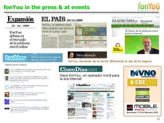 fonYou in the press & at events 26/11/2009 