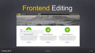 Frontend Editing
Pixelant 2016
 