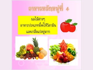 อาหารและโภชนาการ