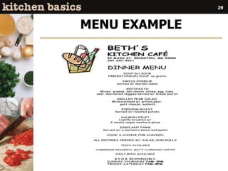 ©Learning ZoneXpress
29
MENU EXAMPLE
 