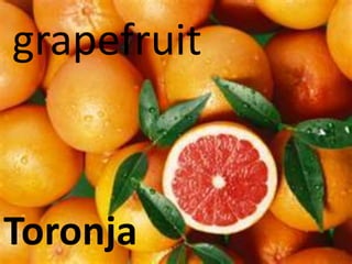 grapefruit
Toronja
 