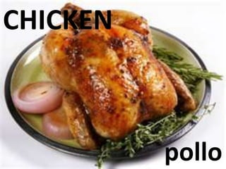 CHICKEN
pollo
 