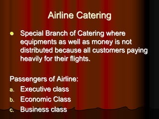 dinner is served: a brief overview of how aircraft are... Food and-beverage-service-management | PPT