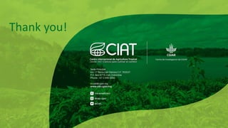 Using agricultural biodiversity to build more resilient food systems