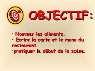 OBJECTIF: ,[object Object],[object Object],[object Object]