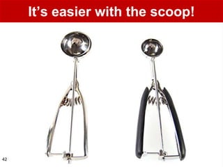 It’s easier with the scoop!




42
 