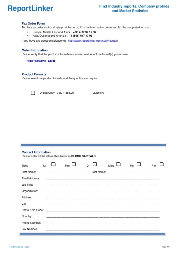 Food Packaging Egypt