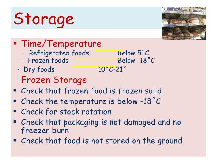 Frozen Food Should Be Stored At A Temperature Of Frozen Food Should Be Stored At A Temperature Of