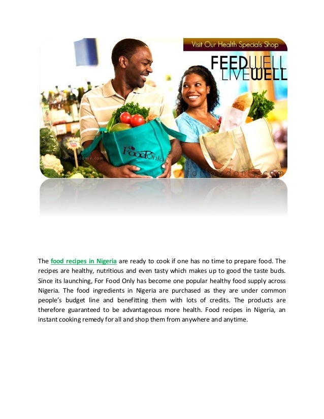 Buy Healthy Food Recipes in Nigeria for Good Living - pdf