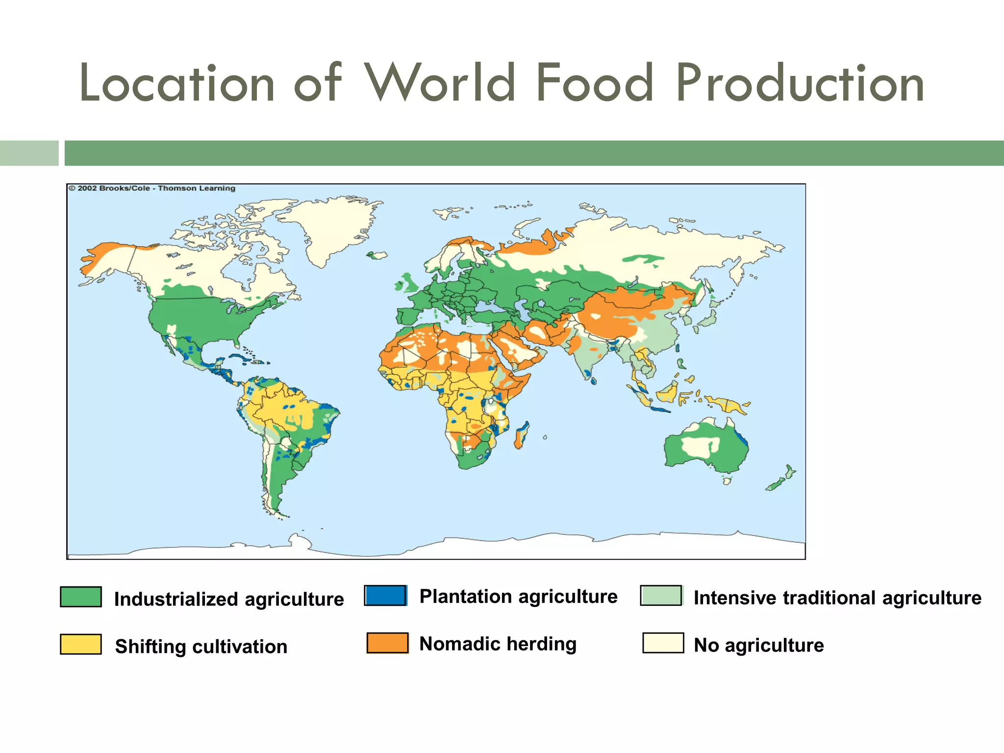 Food Resources Part I - Agriculture