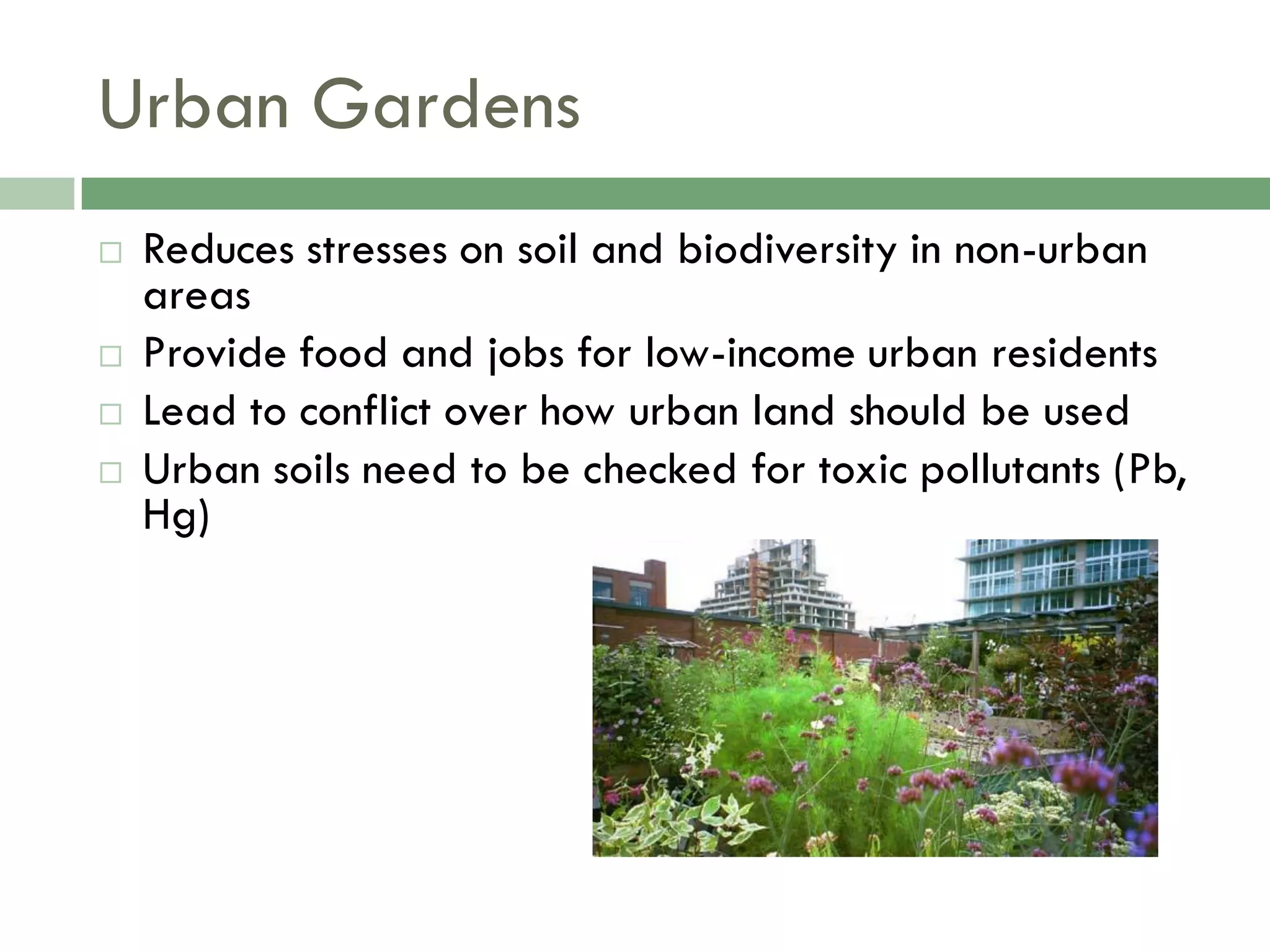 Food Resources Part I - Agriculture