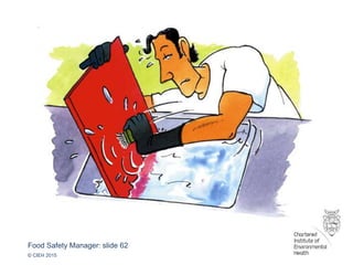 Food Safety Manager: slide 62
© CIEH 2015
 