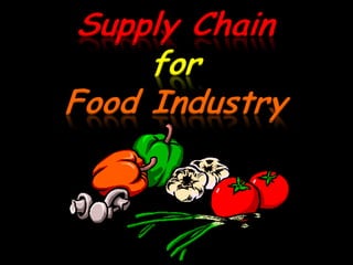 Supply Chain
     for
Food Industry
 