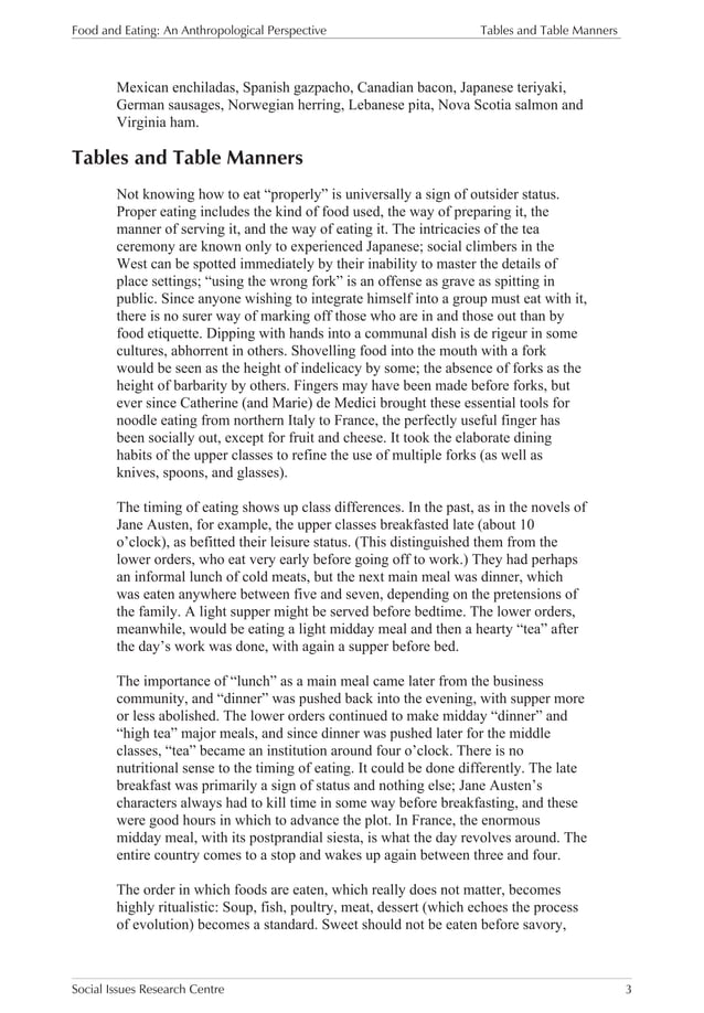 FOOD and ANTHROPOLOGY PDF