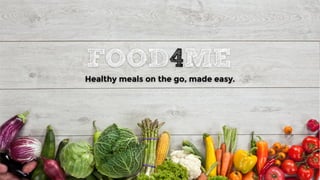 FOOD4ME
Healthy meals on the go, made easy.
 