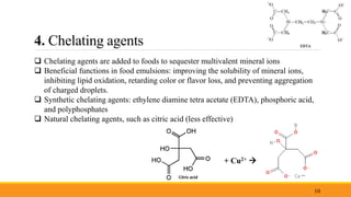 Food additives of Food Emulsion | PPTX