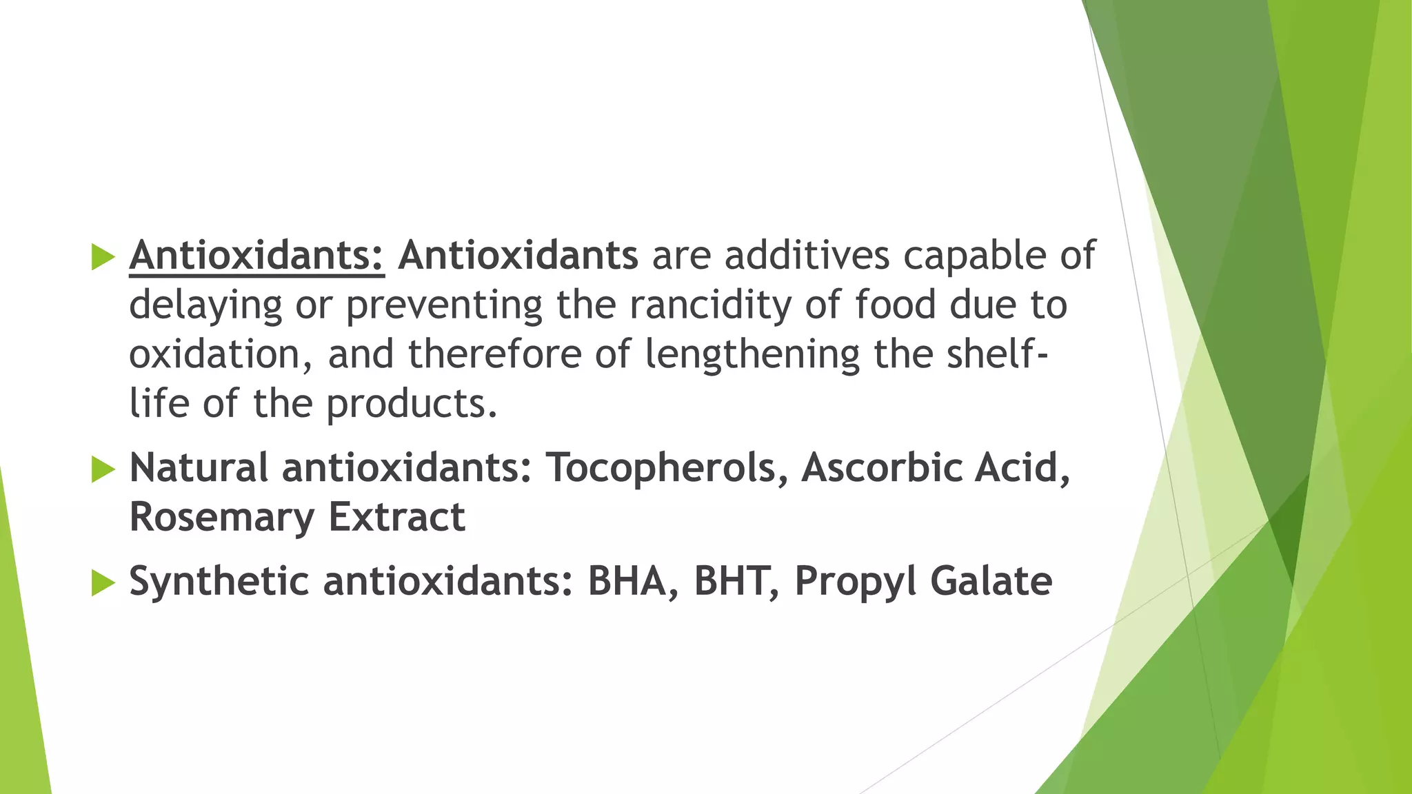 Food additives | PPTX