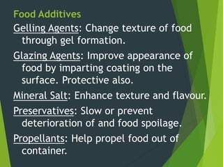 Food additives by shahla abid | PPT