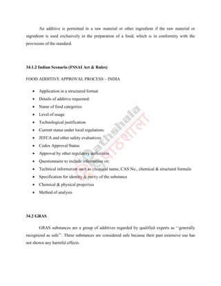 Fcn Structured Notes FCN-246 Food additives compiled notes.pdf
