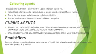 Food additives | PPTX